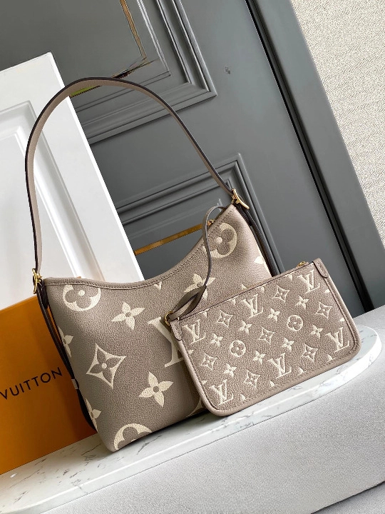 Louis Vuitton CarryAll PM Elephant Gray Print